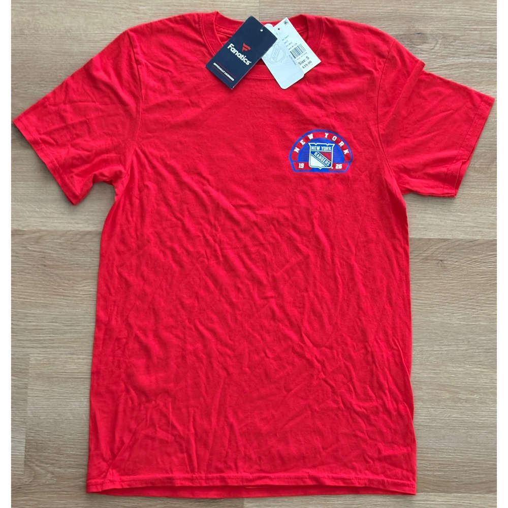 NWT Men's Fanatics New York Rangers Tee - Small - Red